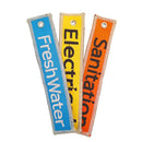 Camco RV Utility Bag w/Sanitation, Fresh Water  Electrical Identification Tags [53097] - Essenbay Marine