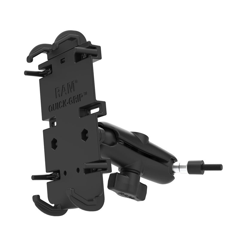 RAM Mount RAM Quick-Grip XL Phone Mount w/Grab Handle M6 Bolt Base [RAM-B-186-M6-PD4U] - Essenbay Marine