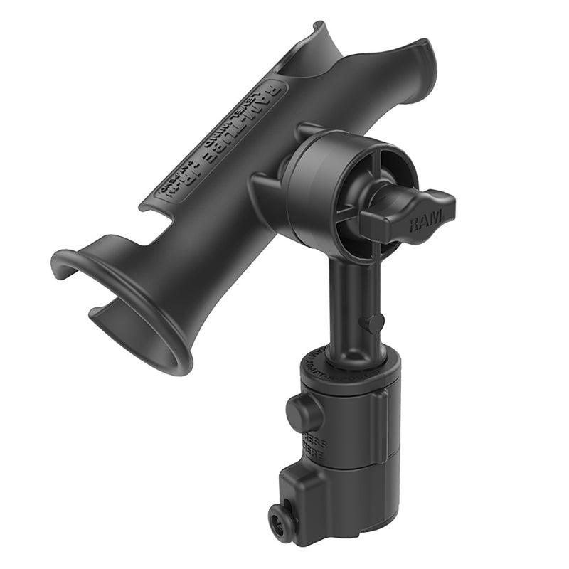 RAM Mount RAM Tube Jr. Holder w/Universal Adapt-A-Post Track Base - 4" Post [RAP-390-SSAAPUTU] - Essenbay Marine