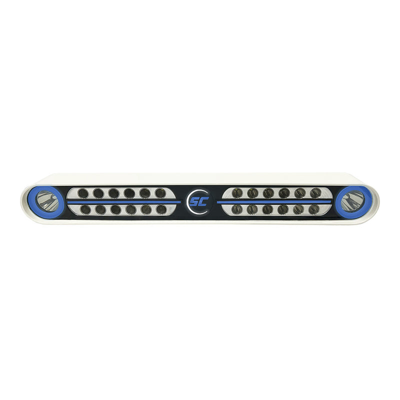 Shadow-Caster Eagle Ray LED Light Bar - White Housing  Dual Optics [SCM-EAGLE-RAY-WH] - Essenbay Marine