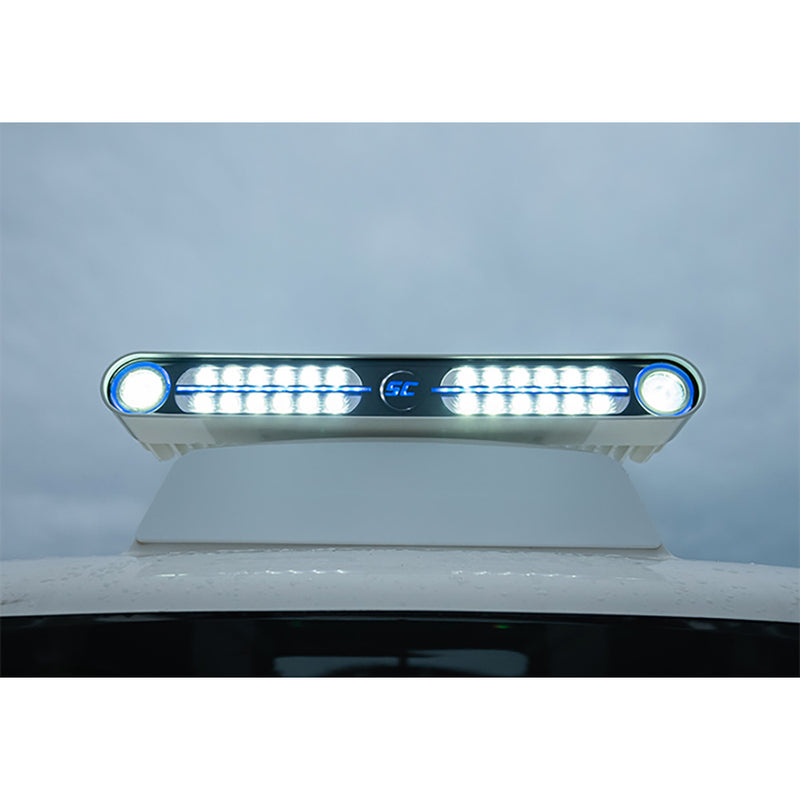 Shadow-Caster Eagle Ray LED Light Bar - White Housing  Dual Optics [SCM-EAGLE-RAY-WH] - Essenbay Marine