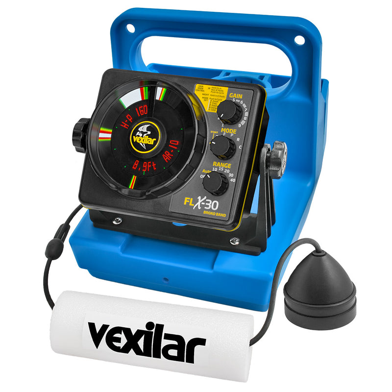 Vexilar FLX-30 Genz Pack w/Broad Band Ice Ducer  Vexilar Lithium Battery [GPLI30BB] - Essenbay Marine