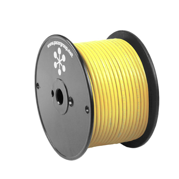 Pacer Yellow 10 AWG Primary Wire - 20' [WUL10YL-20] - Essenbay Marine