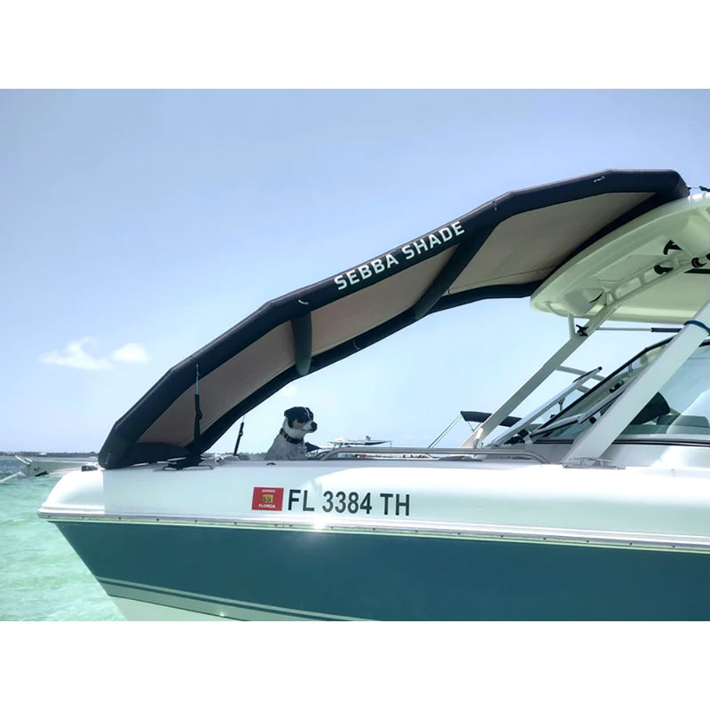 Sebba Shade 6 x 9 ft. Grey Sun Shade f/Boats Up To 28' [SS6X9GRY] - Essenbay Marine