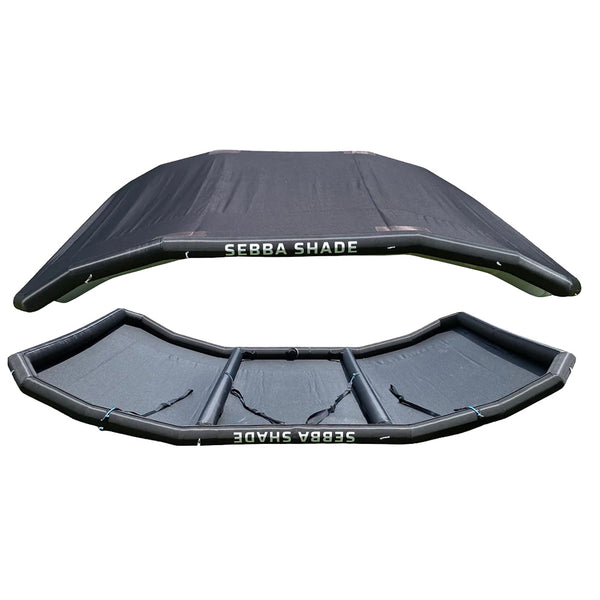 Sebba Shade 6 x 9 ft. Black Sun Shade f/Boats Up To 28' [SS6X9BLK] - Essenbay Marine