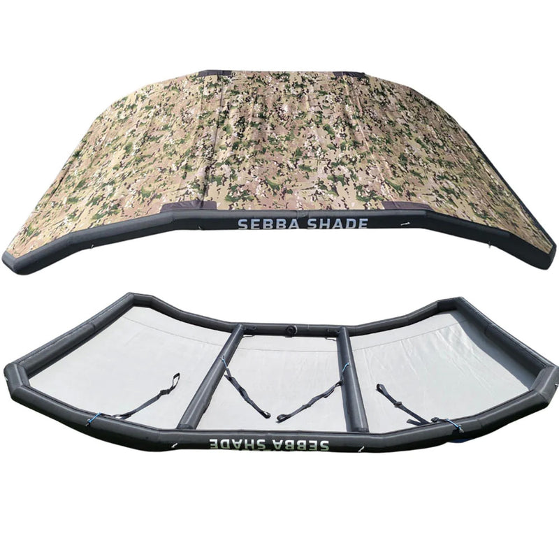 Sebba Shade 6 x 9 ft. Camo Sun Shade f/Boats Up To 28' [SS6X9CAM] - Essenbay Marine