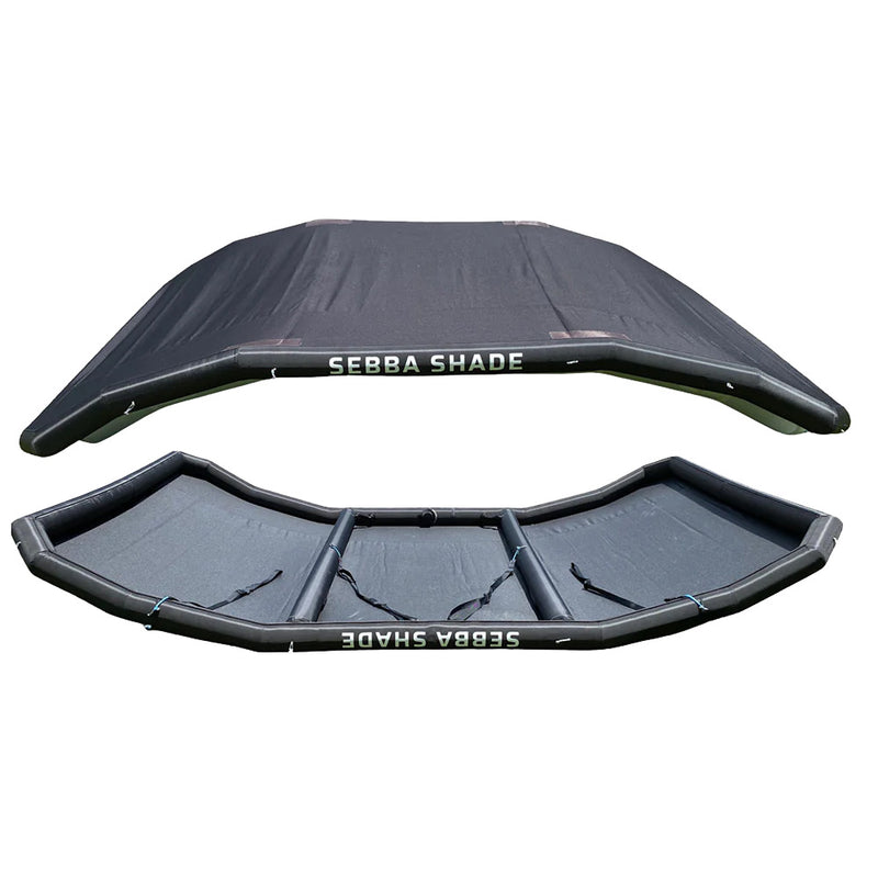 Sebba Shade 8 x 12 ft. Black Sun Shade f/Boats 26'+ [SS8X12BLK] - Essenbay Marine