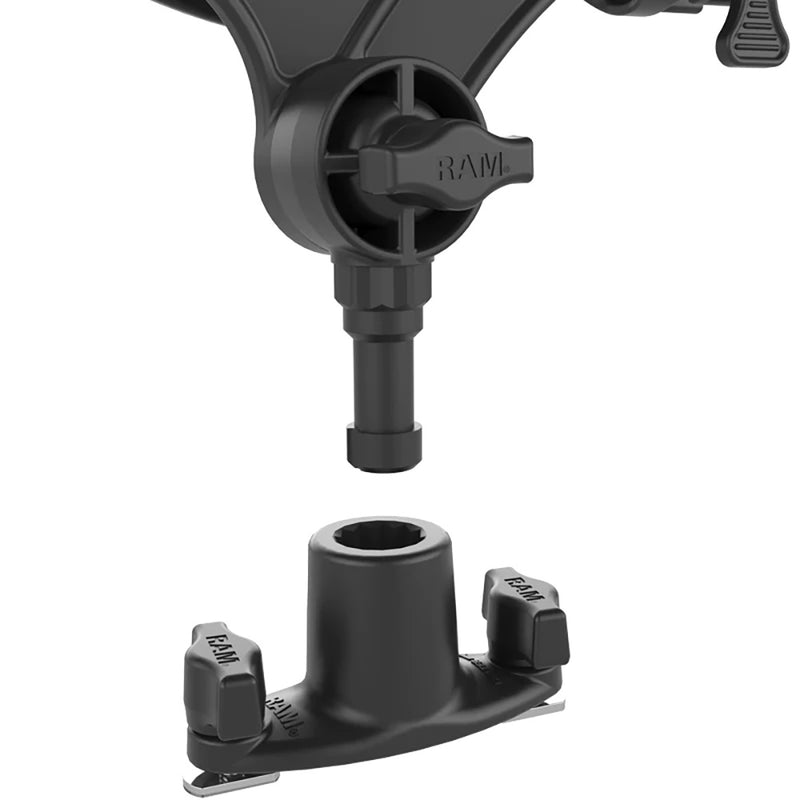 RAM Mount RAM ROD JR Fishing Rod Holder w/Dual T-Bolt Track Base [RAP-434-421] - Essenbay Marine