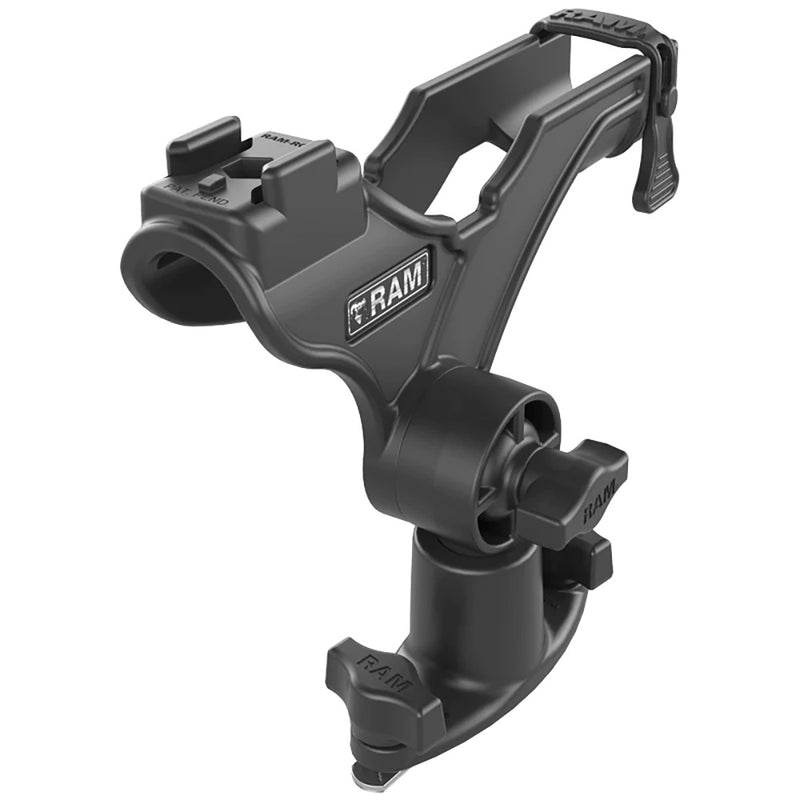 RAM Mount RAM ROD JR Fishing Rod Holder w/Dual T-Bolt Track Base [RAP-434-421] - Essenbay Marine