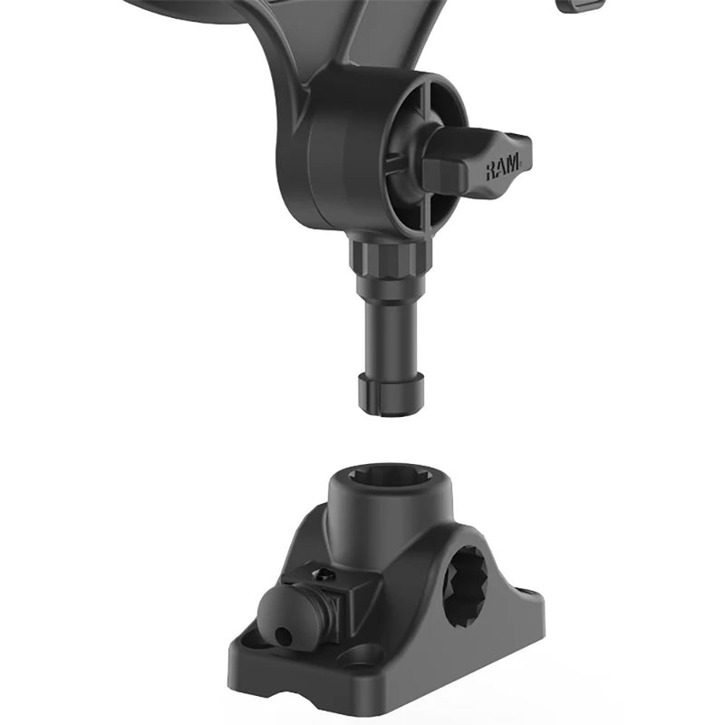 RAM Mount RAM ROD JR Fishing Rod Holder w/Bulkhead/Flat Surface Base [RAP-434-BMP] - Essenbay Marine