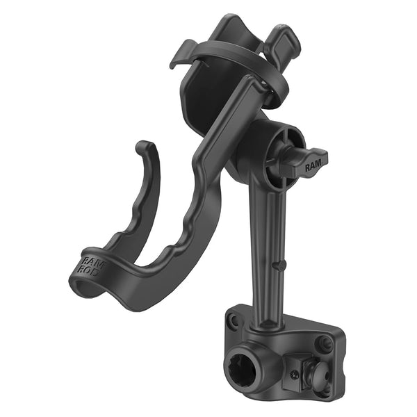 RAM Mount RAM ROD Fishing Rod Holder w/Plunger Bulkhead Base [RAM-114-BMP] - Essenbay Marine