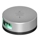 Lopolight Green Starboard Light - 2NM - Silver Housing w/FB Base [301-008-FB] - Essenbay Marine