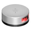Lopolight Red Port Light - 2NM - Silver Housing w/FB Base [301-009-FB] - Essenbay Marine