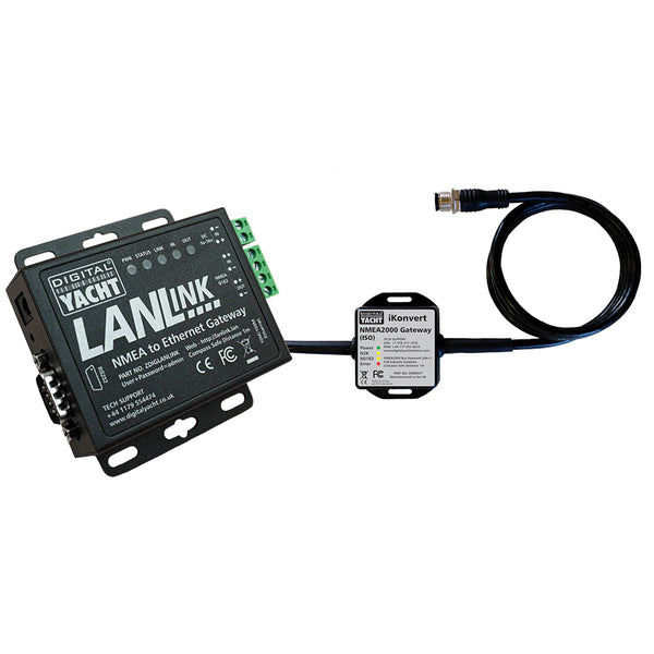 Digital Yacht LANLink NMEA 2000 To Ethernet Gateway [ZDIGLANLN2K] - Essenbay Marine