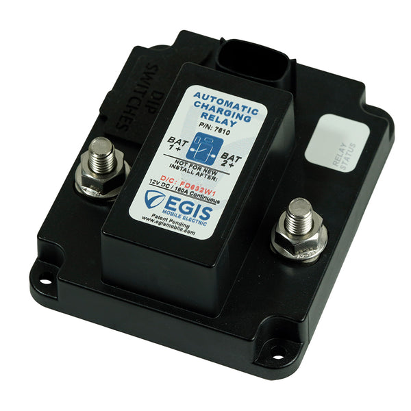 Egis Programmable Automatic Charging Relay (ACR) 160A, 12V [7610] - Essenbay Marine