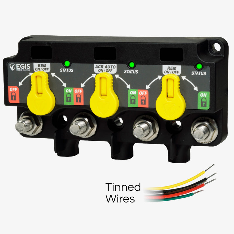 Egis XD Series Triple Flex 2 Relay-ACR-Relay w/Knobs  Tinned Wires [8730-1535] - Essenbay Marine