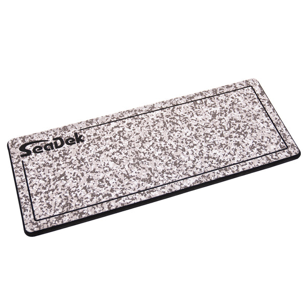 SeaDek 16 x 39" 20mm Dual Density Large Helm Pad w/SeaDek Logo - Brushed Texture - Snow Camo/Black (406.4mm x 990.6mm x 20mm) [37926-83699] - Essenbay Marine