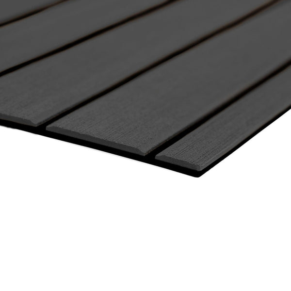 SeaDek 40" x 80" 6mm Teak Full Sheet - Brushed Texture - Dark Grey/Black (1016mm x 2032mm x 6mm) [32279-80067] - Essenbay Marine