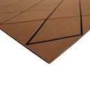 SeaDek 40" x 80" 6mm Two Color Diamond Full Sheet - Brushed Texture - Brown/Black (1016mm x 2032mm x 6mm) [56411-89905] - Essenbay Marine