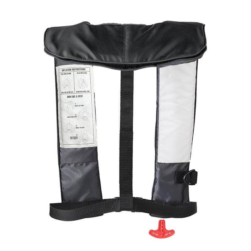 Bluestorm Cirro 26 Auto/Manual Type V Inflatable PFD - Apex Black [BS-SL6FA-22-BLK] - Essenbay Marine