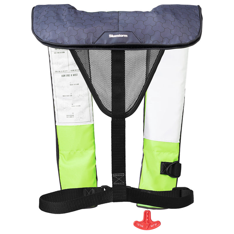 Bluestorm Cirrus 26 Auto/Manual Type V Inflatable PFD - Hi-Vis [SL6F-21-HVS] - Essenbay Marine