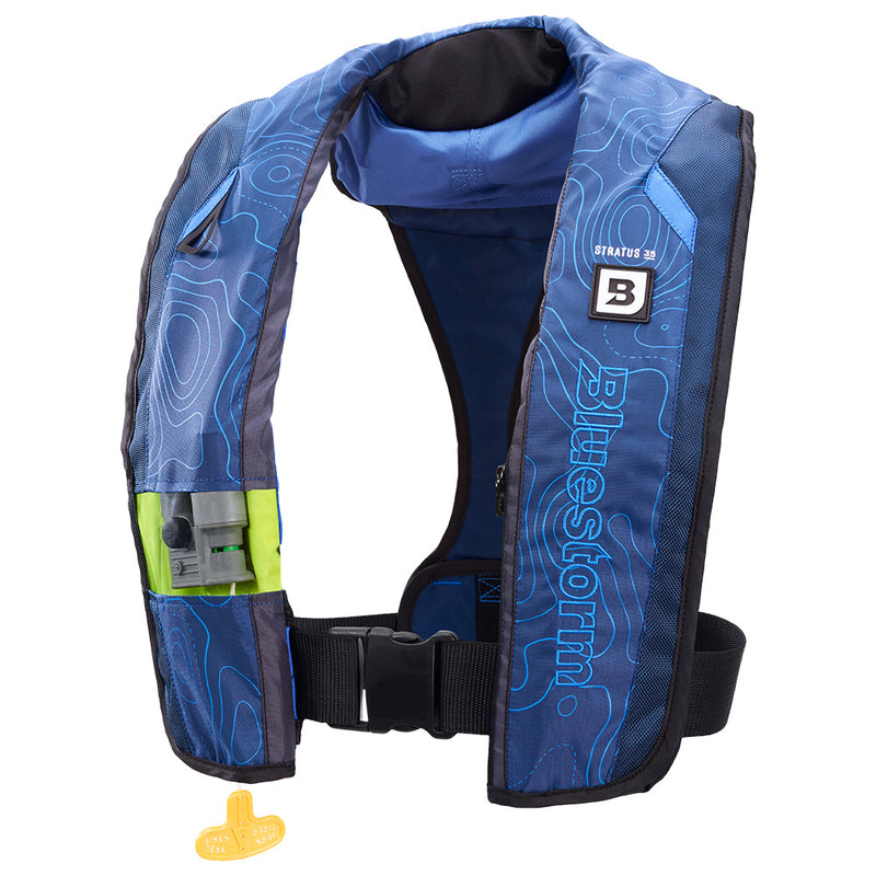 Bluestorm Stratus 35 Auto Type II Inflatable PFD - Deep Blue [T1H-19-NAV] - Essenbay Marine