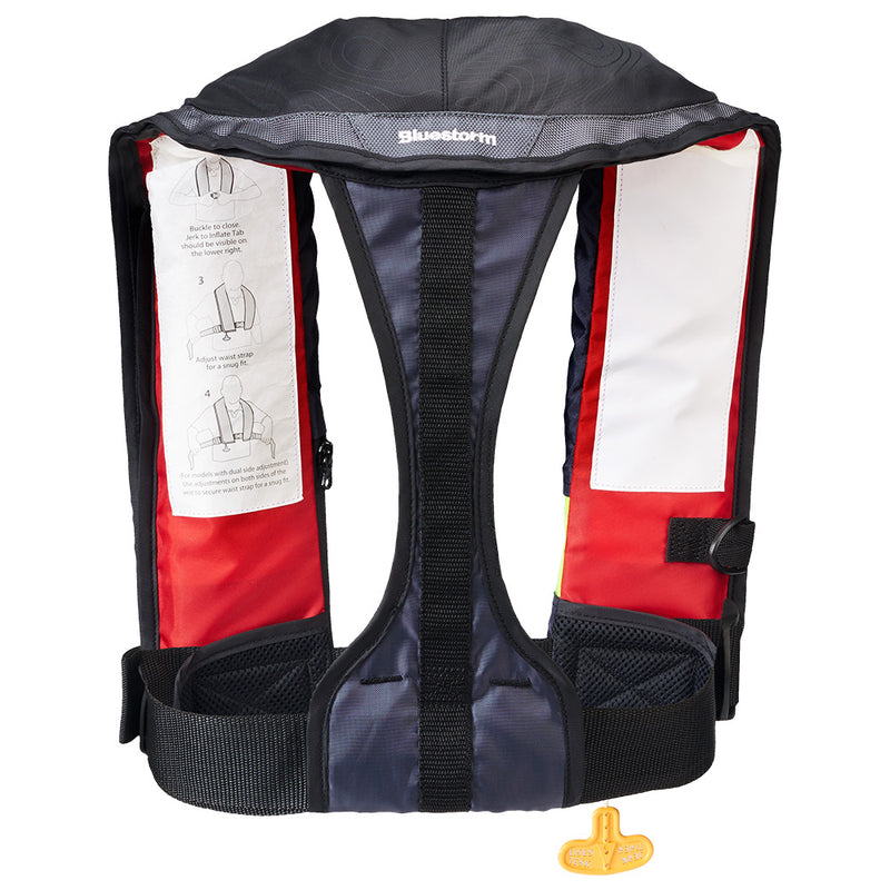 Bluestorm Stratus 35 Auto Type II Inflatable PFD - Red [T1H-19-RED] - Essenbay Marine