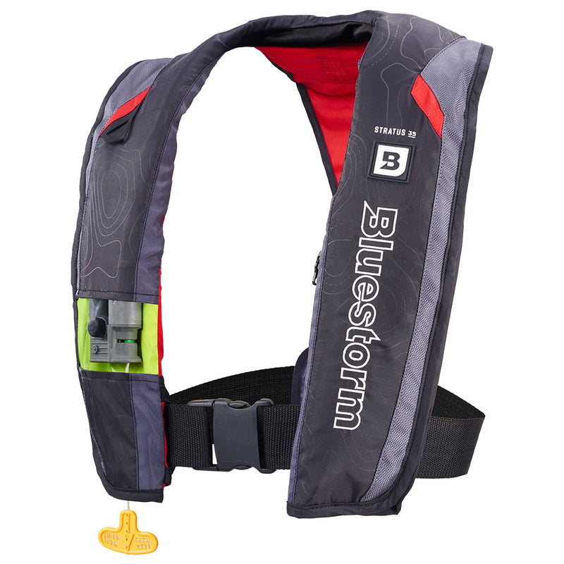 Bluestorm Stratus 35 Auto Type II Inflatable PFD - Red [T1H-19-RED] - Essenbay Marine