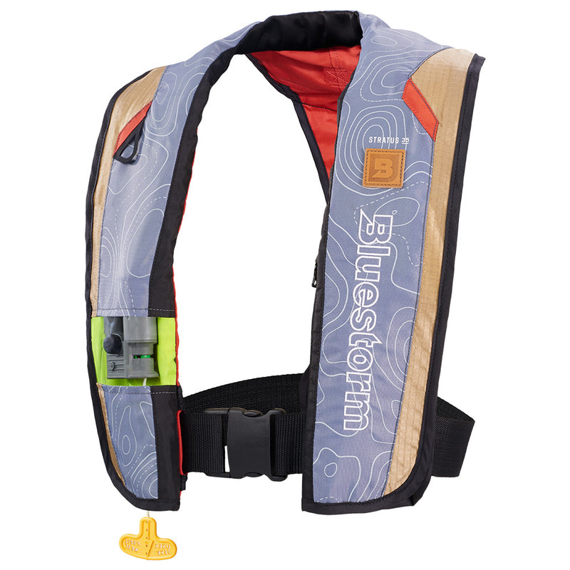 Bluestorm Stratus 35 Auto Type II Inflatable PFD - Tan [T1H-19-TAN] - Essenbay Marine