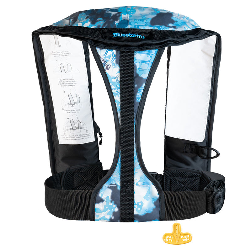 Bluestorm Kryptek Stratus 35 Auto Type II Inflatable PFD - Obscura Litus [BS-T1H-23-LIT] - Essenbay Marine