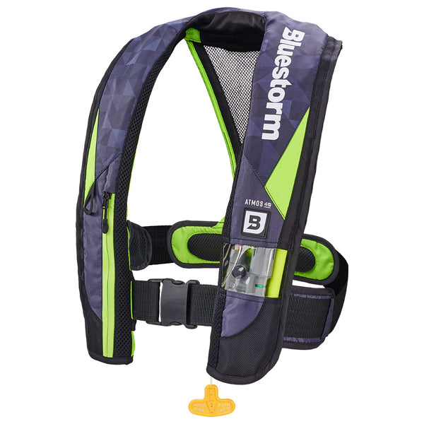 Bluestorm Atmos 40 Auto Type II Inflatable PFD - Hi-Vis [D1H-19-HVS] - Essenbay Marine