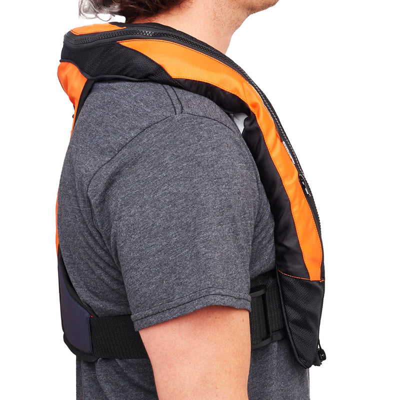 Bluestorm Arcus 40 Auto Type II Inflatable PFD - Hi-Vis Green [BS-ZD1H-22-HVS] - Essenbay Marine