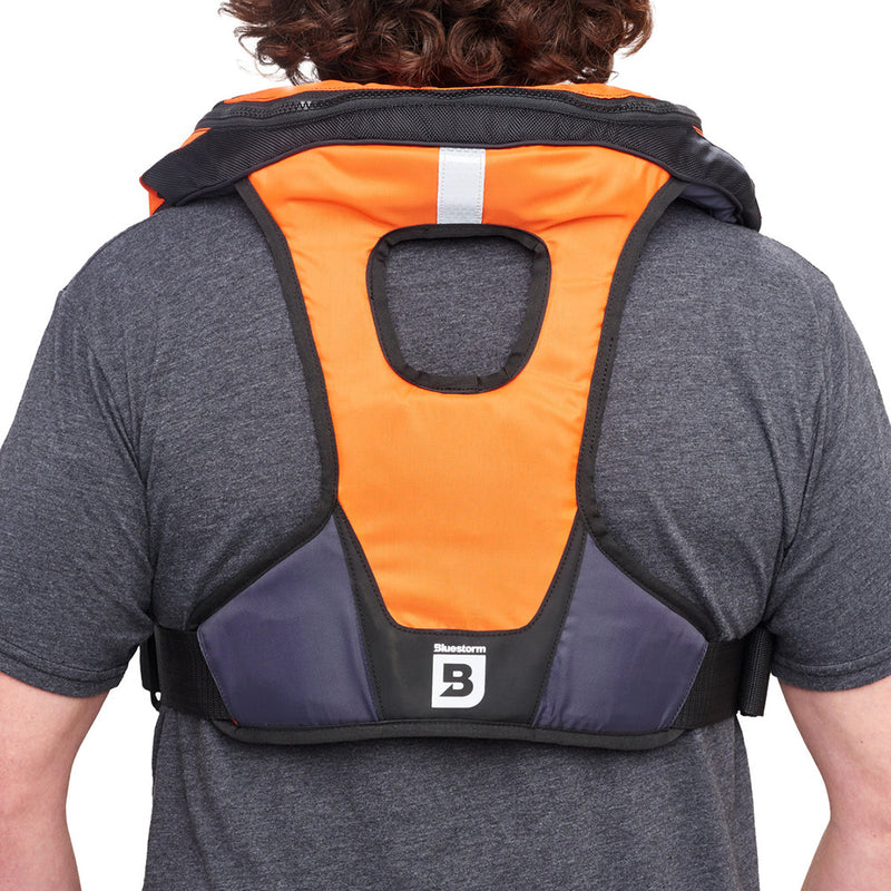 Bluestorm Arcus 40 Auto Type II Inflatable PFD - Hi-Vis Green [BS-ZD1H-22-HVS] - Essenbay Marine