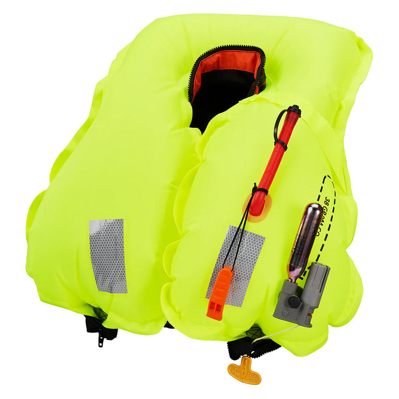 Bluestorm Arcus 40 Auto Type II Inflatable PFD - Hi-Vis Green [BS-ZD1H-22-HVS] - Essenbay Marine