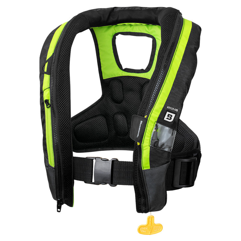 Bluestorm Arcus 40 Auto Type II Inflatable PFD - Hi-Vis Green [BS-ZD1H-22-HVS] - Essenbay Marine