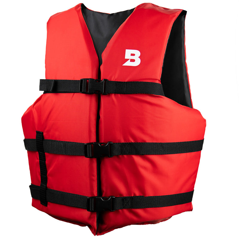 Bluestorm Type III General Boating Adult Universal Foam Life Jacket - Red [BS-165-RED-U] - Essenbay Marine