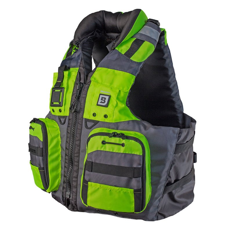 Bluestorm Classic Adult Fishing Life Jacket - Hi-Vis - S/M [BS-70B-HVS-S/M] - Essenbay Marine