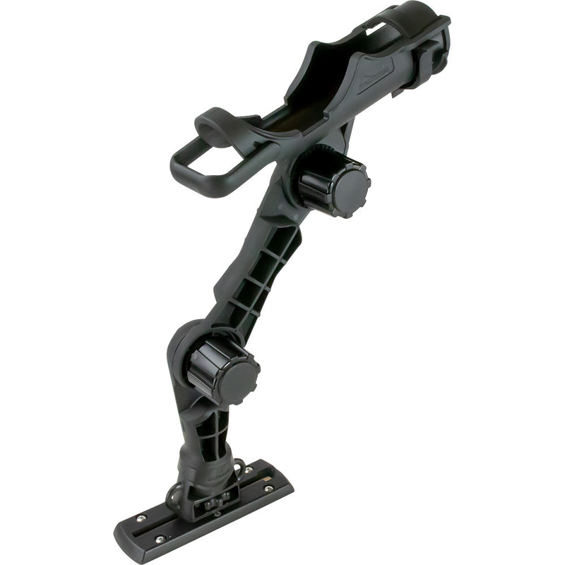 Sea-Dog Triple Threat Rod Holder - Track Mount Base w/6" Extension [325425-1] - Essenbay Marine