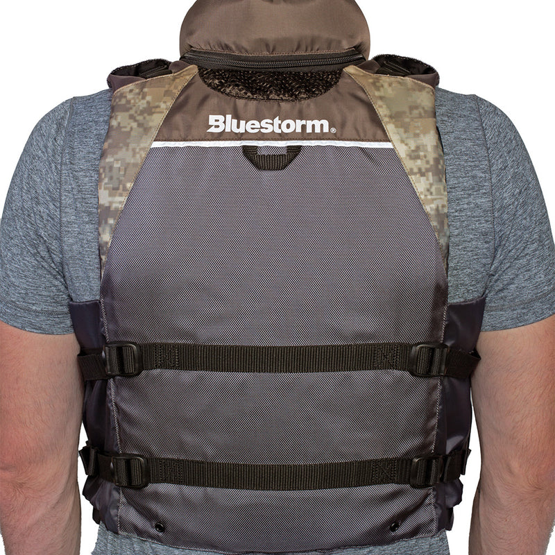 Bluestorm Classic Adult Fishing Life Jacket - Legendary Driftwood - L/XL [BS-70B-TPE-L/XL] - Essenbay Marine