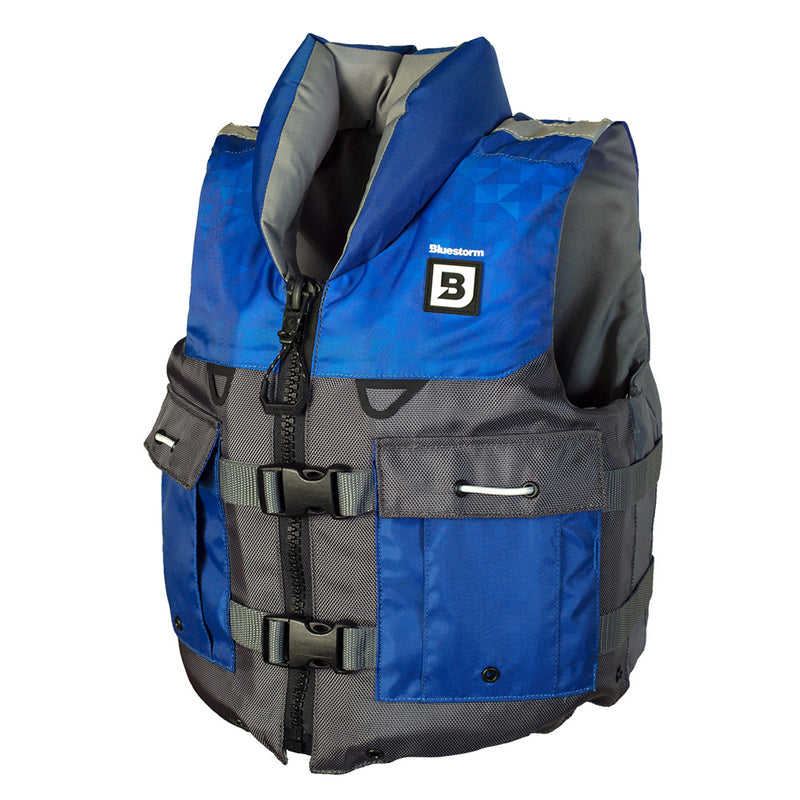 Bluestorm Classic Youth Fishing Life Jacket - Deep Blue [BS-365-NAV-Y] - Essenbay Marine