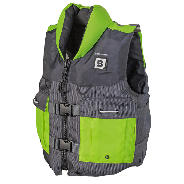 Bluestorm Classic Youth Fishing Life Jacket - Hi-Vis [BS-365-HVS-Y] - Essenbay Marine