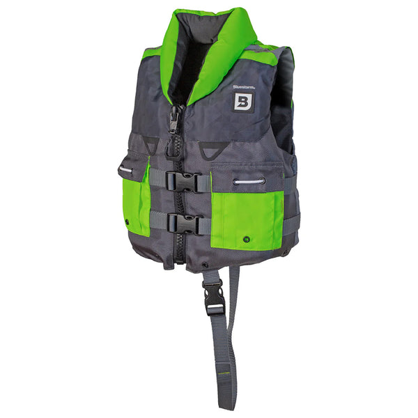 Bluestorm Classic Child Fishing Life Jacket - Hi-Vis [BS-365-HVS-C] - Essenbay Marine