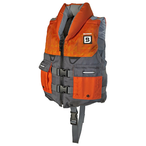 Bluestorm Classic Child Fishing Life Jacket - Optic Orange [BS-365-ORG-C] - Essenbay Marine