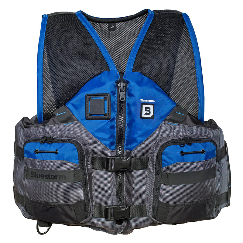 Bluestorm Sportsman Adult Mesh Fishing Life Jacket - Deep Blue - S/M [BS-105-BLU-S/M] - Essenbay Marine