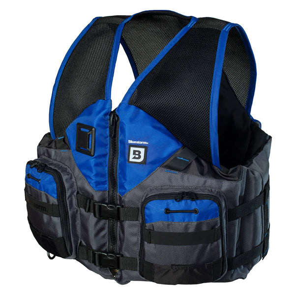 Bluestorm Sportsman Adult Mesh Fishing Life Jacket - Deep Blue - S/M [BS-105-BLU-S/M] - Essenbay Marine