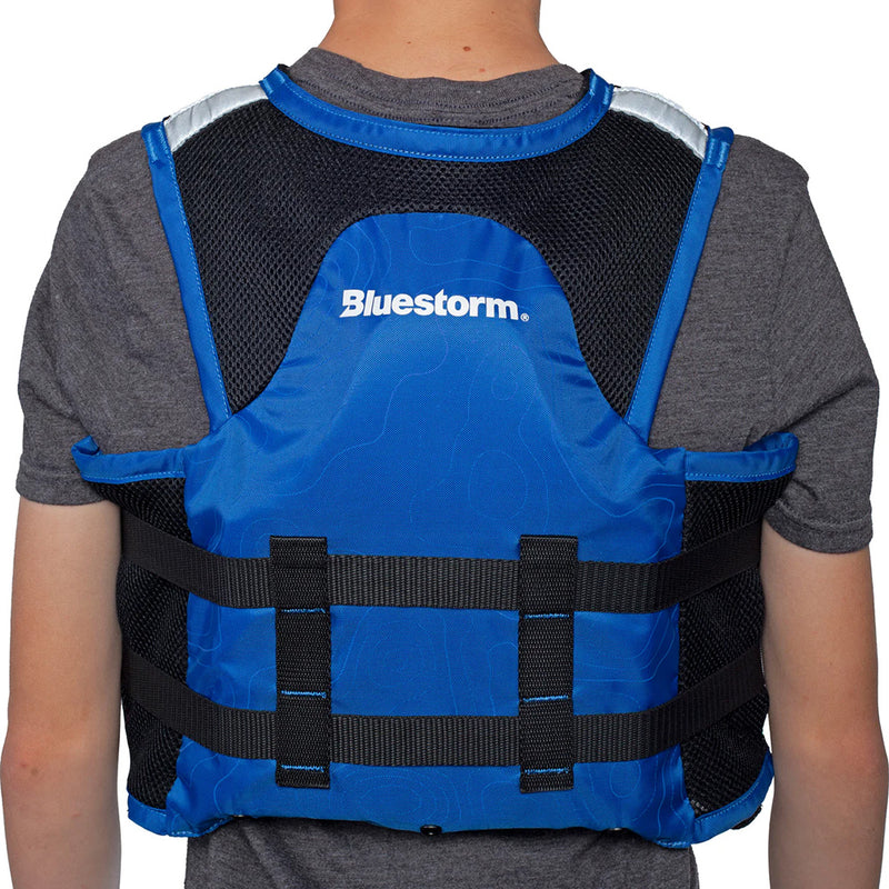 Bluestorm Sportsman Youth Mesh Fishing Life Jacket - Deep Blue [BS-105-NAV-Y] - Essenbay Marine