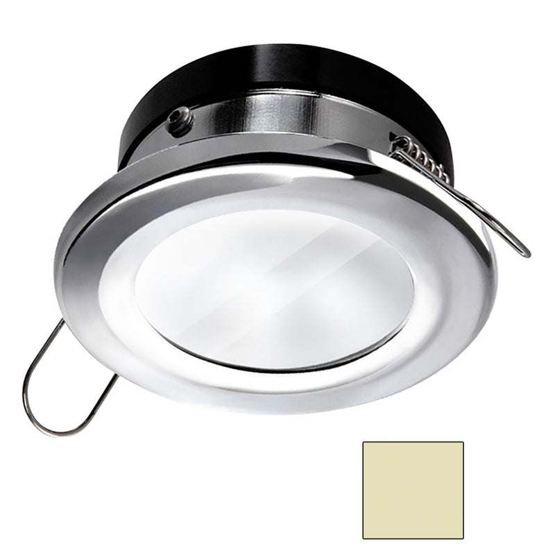 i2Systems Apeiron A1110Z 4.5W Spring Mount Light - Round - Warm White - Polished Chrome Finish [AP-4W-30K-PW11] - Essenbay Marine