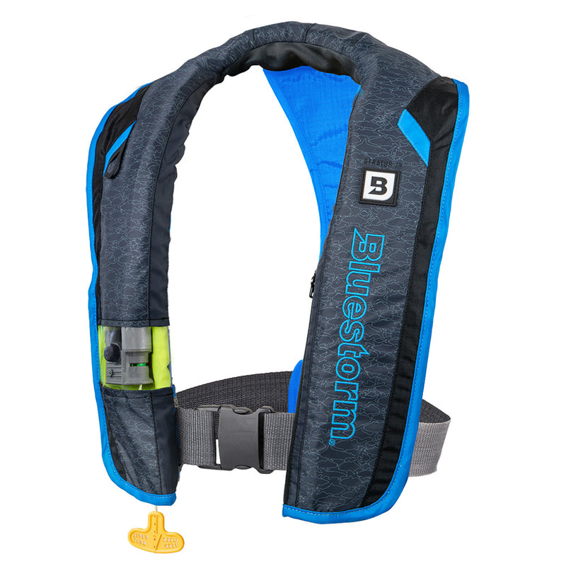 Bluestorm Stratus 35 Auto Type II Inflatable PFD - Coastal Blue [BS-T1H-23-BSB] - Essenbay Marine