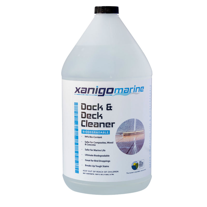 Xanigo Marine Dock  Deck Cleaner - 1 Gallon [XMDDC1G] - Essenbay Marine