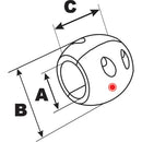 Performance Metals 7/8" Streamlined Shaft Anode - Aluminum [C0875A] - Essenbay Marine